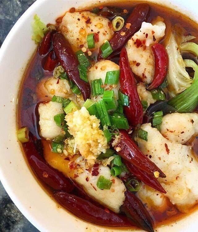 Photo of Spicy Bowl - Pleasanton, CA, United States. Sichuan Spicy Fish.