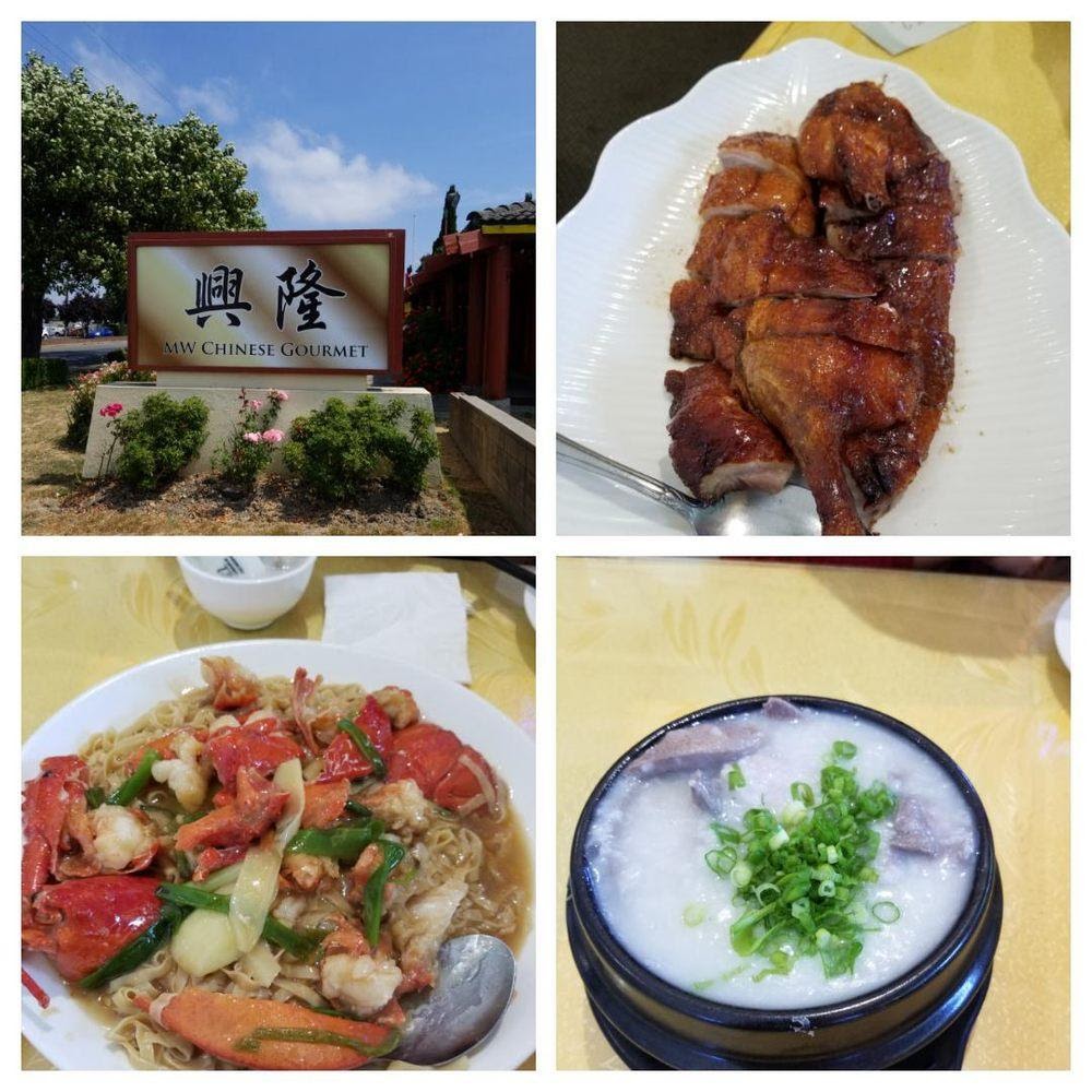 Photo of MW Chinese Gourmet - Fremont, CA, United States. Duck, lobster egg noodles, cup dai congee...