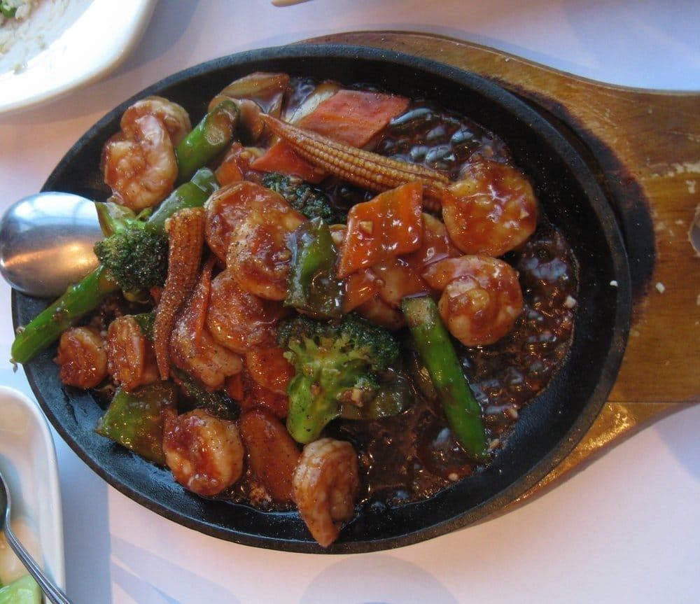Photo of Chef Chao Restaurant - Moraga, CA, United States. teppan sizzing seafood platter
