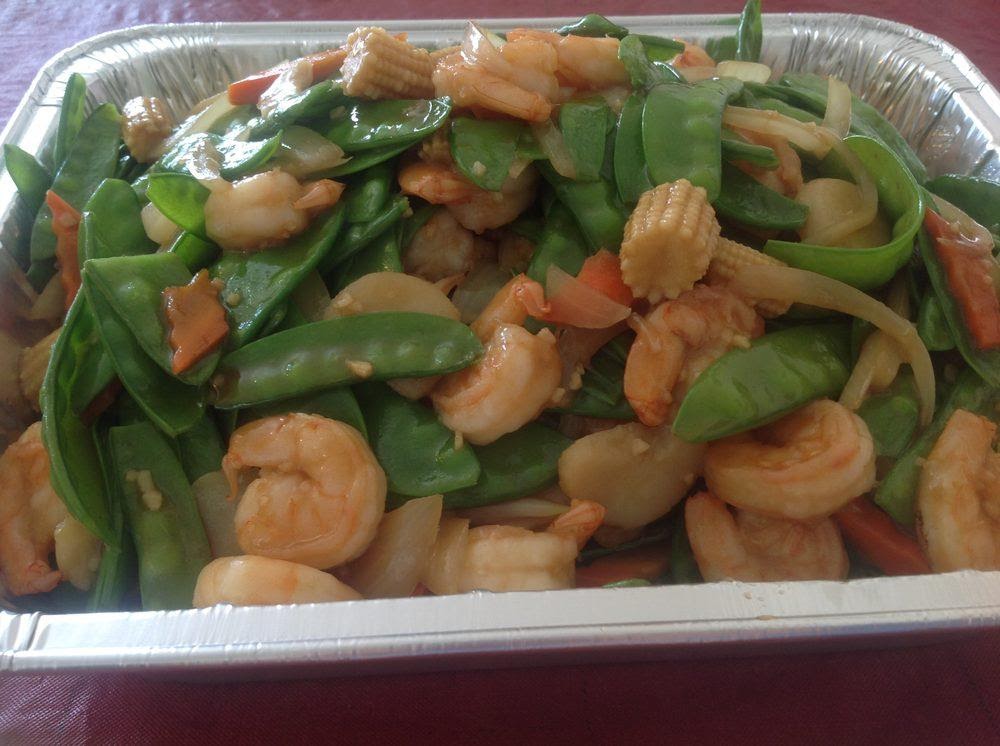 Photo of Super 5 Chinese Kitchen - San Leandro, CA, United States. Shrimp with Snow Peas