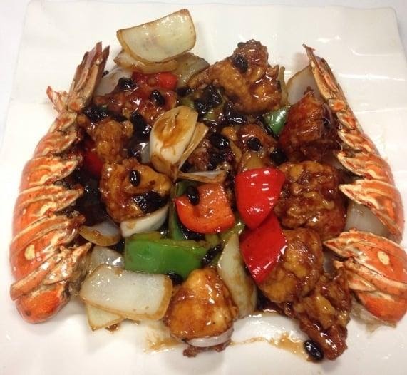 Photo of Ho Chow Restaurant - Fremont, CA, United States. Lobster with Black Bean Sauce